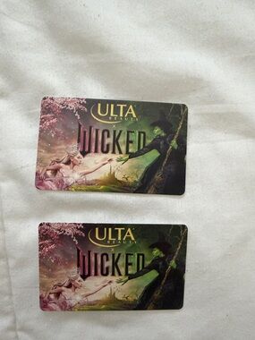 Ulta Beauty x Wicked Gift Card Set - Pink, Green